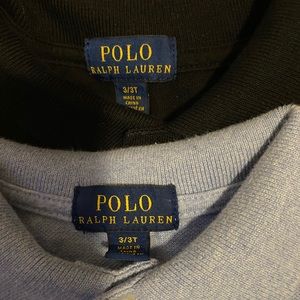 Two Cotton Polo Short Sleeve Shirts